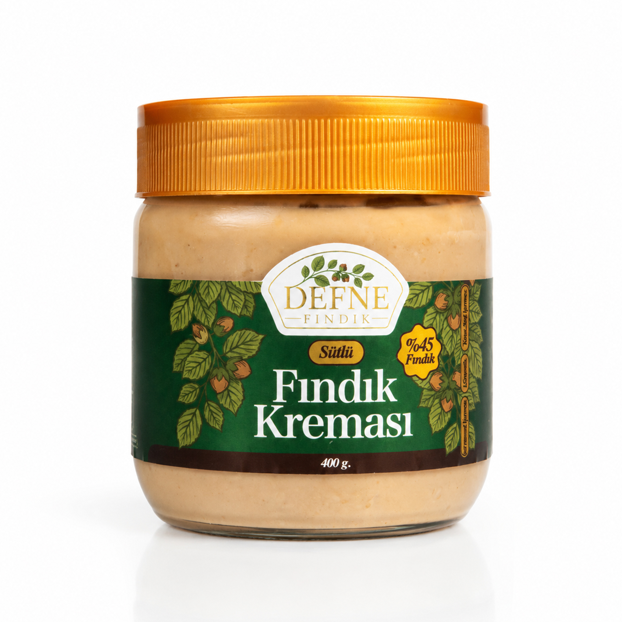 Sütlü Fındık Kreması (%45 Fındık) 400 g.