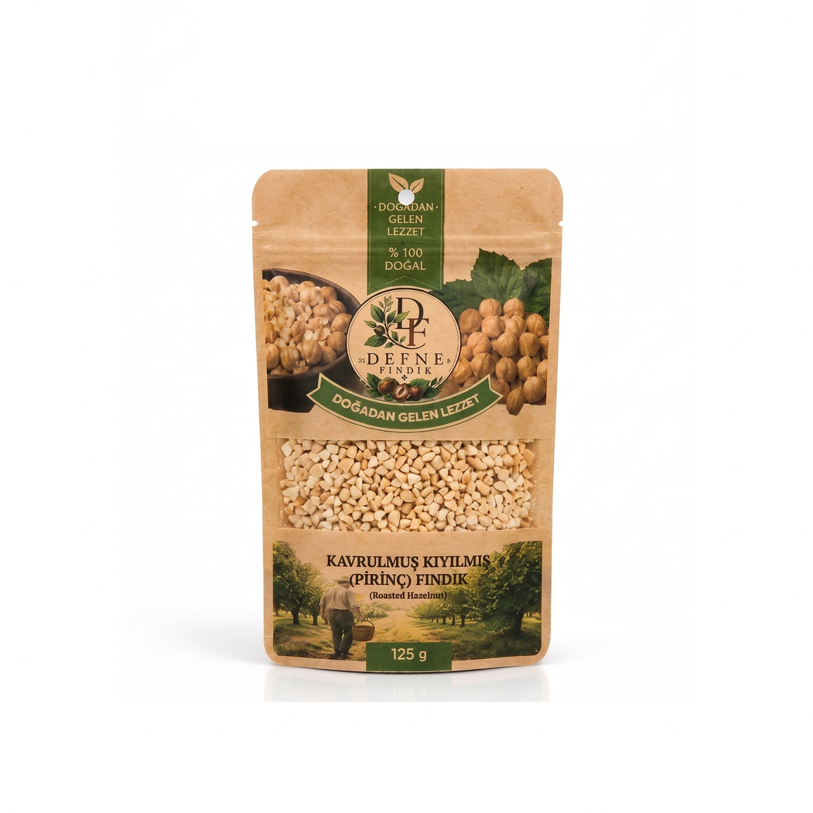 Kavrulmuş Kıyılmış İç Fındık 125g.